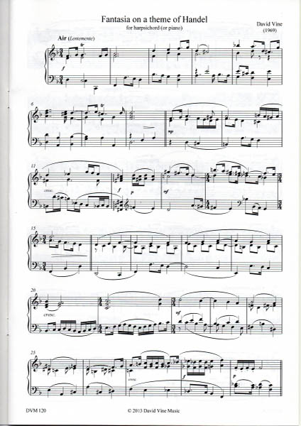 Fantasia on a Theme of Handel (David Vine)